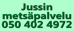 Jussin metsäpalvelu logo